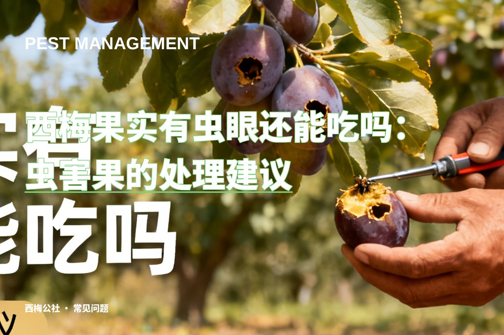 西梅果实有虫眼还能吃吗：虫害果的处理建议