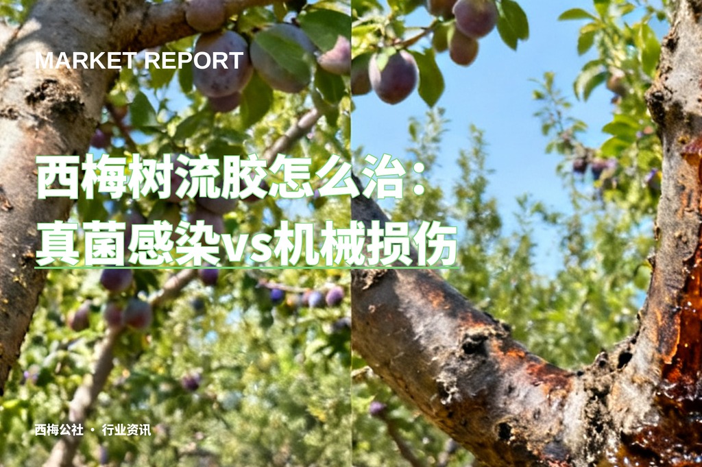 西梅树流胶怎么治：真菌感染vs机械损伤